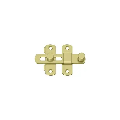 Drop Latch 3-1/2"; Bright Brass Finish