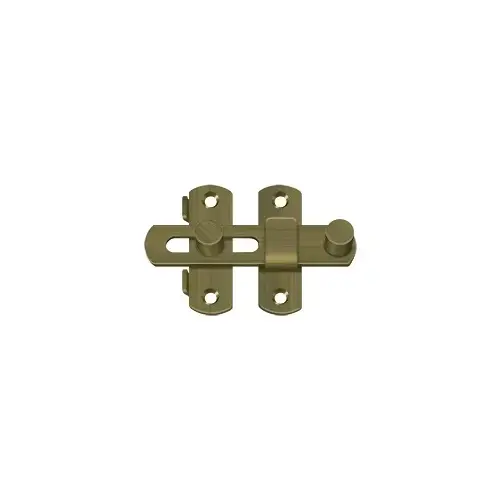 Drop Latch 3-1/2"; Antique Brass Finish