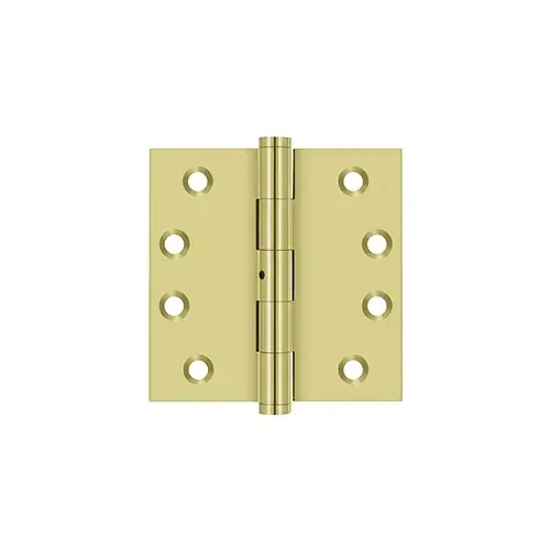 4" x 4" Square Hinges in Polished Brass Pair 4" x 4" Square Hinges in Polished Brass Pair