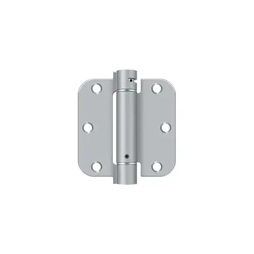 3-1/2" x 3-1/2" x 5/8" Spring Hinge in Brushed Chrome 3-1/2" x 3-1/2" x 5/8" Spring Hinge in Brushed Chrome