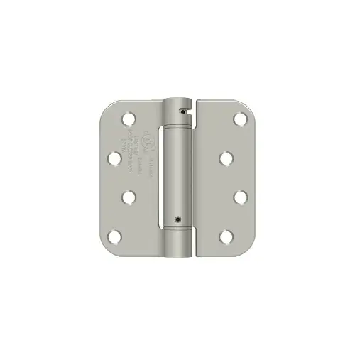 4" x 4" x 5/8" Spring Hinge, UL Listed in Brushed Nickel 4" x 4" x 5/8" Spring Hinge, UL Listed in Brushed Nickel