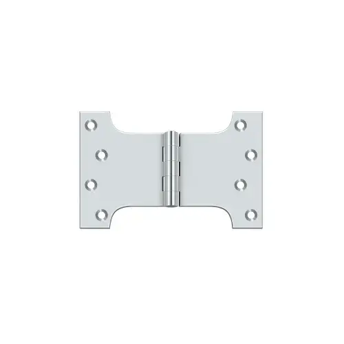 4" x 6" Hinge in Polished Chrome Pair 4" x 6" Hinge in Polished Chrome Pair