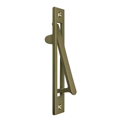 Edge Pull Heavy Duty; 6-1/4"; Antique Brass Finish Edge Pull Heavy Duty; 6-1/4"; Antique Brass Finish
