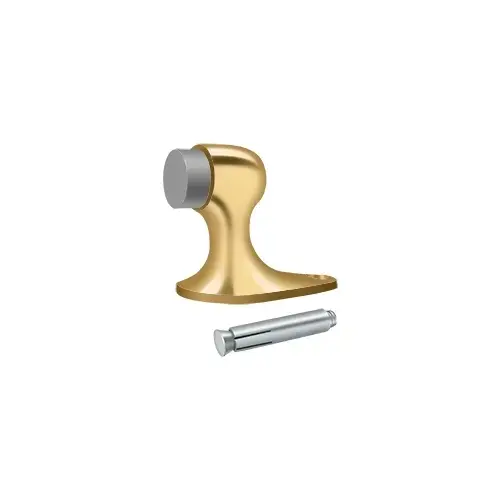 Floor Door Bumper 2-1/8", Solid Brass in PVD Polished Brass Floor Door Bumper 2-1/8", Solid Brass in PVD Polished Brass