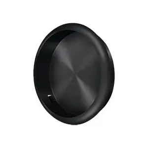 Deltana FP221RU19 Flush Pull; Round; 2-1/8" Diameter; Black Finish