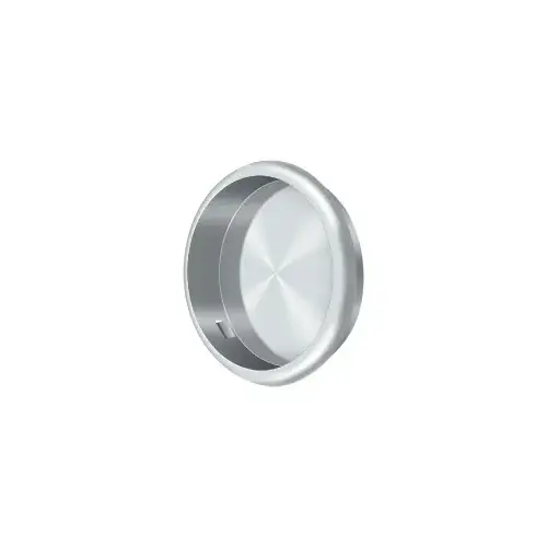 Flush Pull, Round, 2-1/2" Diam. in Polished Chrome Flush Pull, Round, 2-1/2" Diam. in Polished Chrome