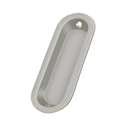Flush Pull, Oblong, 3-1/2" x 1-1/4" x 3/8" in Brushed Nickel Flush Pull, Oblong, 3-1/2" x 1-1/4" x 3/8" in Brushed Nickel