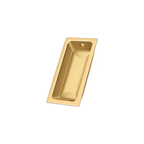 Flush Pull, Large, 3-5/8" x 1-3/4" x 1/2" in PVD Polished Brass