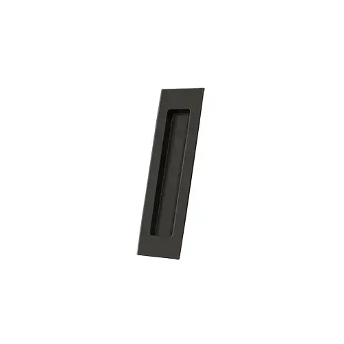 Flush Pull, Rectangular, HD, 7" x 1-7/8" x 3/8", Solid Brass in Oil-rubbed Bronze Flush Pull, Rectangular, HD, 7" x 1-7/8" x 3/8", Solid Brass in Oil-rubbed Bronze