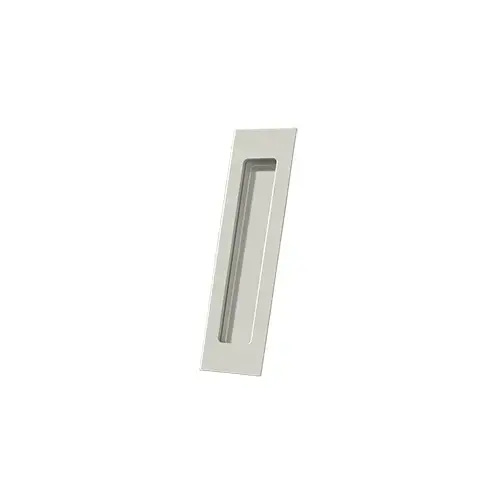 Flush Pull, Rectangular, HD, 7" x 1-7/8" x 3/8", Solid Brass in Polished Nickel Flush Pull, Rectangular, HD, 7" x 1-7/8" x 3/8", Solid Brass in Polished Nickel