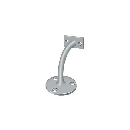 Handrail Brackets, 3-1/4" Projection Light Duty in Brushed Chrome Handrail Brackets, 3-1/4" Projection Light Duty in Brushed Chrome
