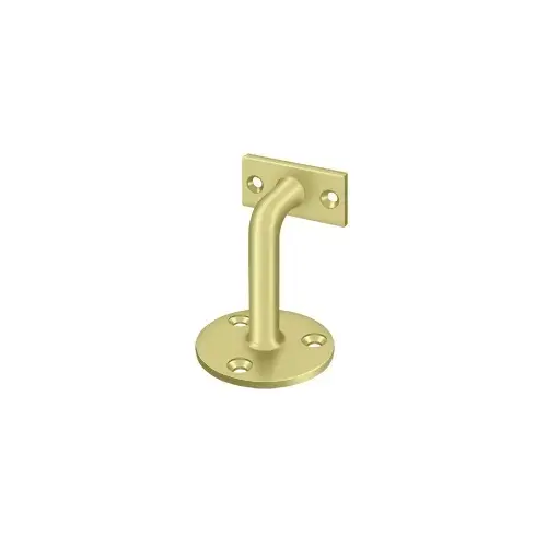 Handrail Brackets, 3" Projection in Unlacquered Brass