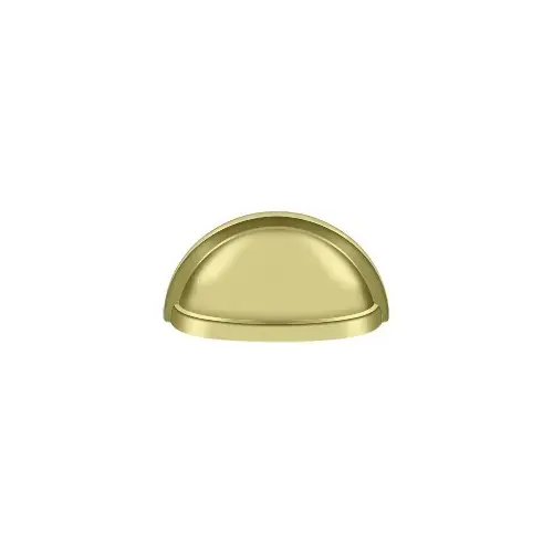 Oval Shell Handle Pull 3-1/2" in Polished Brass Oval Shell Handle Pull 3-1/2" in Polished Brass