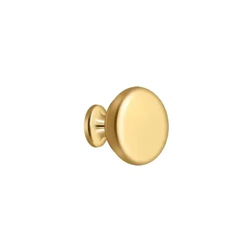 Knob Round Solid; Lifetime Brass Finish Knob Round Solid; Lifetime Brass Finish