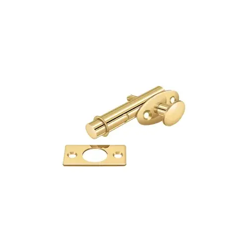 Mortise Bolt in PVD Polished Brass Mortise Bolt in PVD Polished Brass