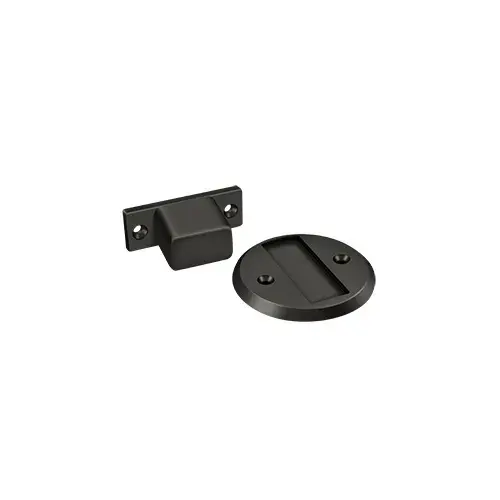 Magnetic Door Holder Flush 2-1/2" Diameter in Oil-rubbed Bronze Magnetic Door Holder Flush 2-1/2" Diameter in Oil-rubbed Bronze