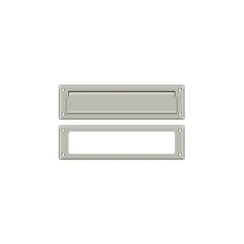 Mail Slot 13-1/8" with Interior Frame in Brushed Nickel Mail Slot 13-1/8" with Interior Frame in Brushed Nickel