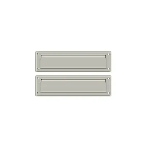 Mail Slot 13-1/8" with Interior Flap in Brushed Nickel Mail Slot 13-1/8" with Interior Flap in Brushed Nickel