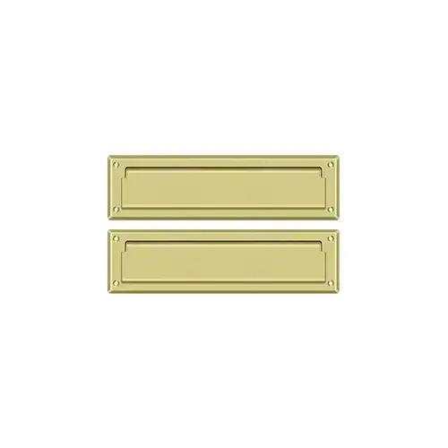 Mail Slot 13-1/8" with Interior Flap in Polished Brass Mail Slot 13-1/8" with Interior Flap in Polished Brass
