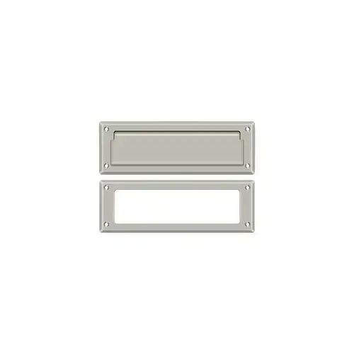 Mail Slot 8-7/8" with Interior Frame in Brushed Nickel Mail Slot 8-7/8" with Interior Frame in Brushed Nickel
