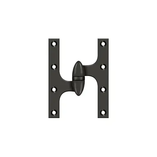 6" x 4-1/2" Hinge; Oil Rubbed Bronze Finish 6" x 4-1/2" Hinge; Oil Rubbed Bronze Finish