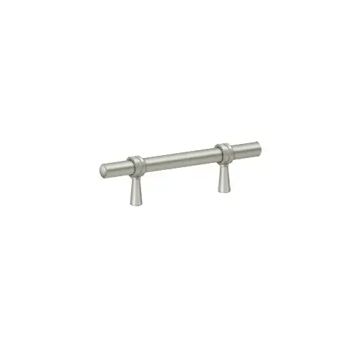 Adjustable Pull 4-3/4"; Satin Nickel Finish Adjustable Pull 4-3/4"; Satin Nickel Finish