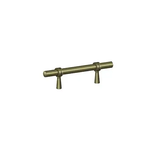 Adjustable Pull 4-3/4"; Antique Brass Finish Adjustable Pull 4-3/4"; Antique Brass Finish