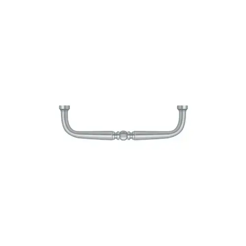 Wire Pull; Traditional; 4"; Satin Chrome Finish Wire Pull; Traditional; 4"; Satin Chrome Finish