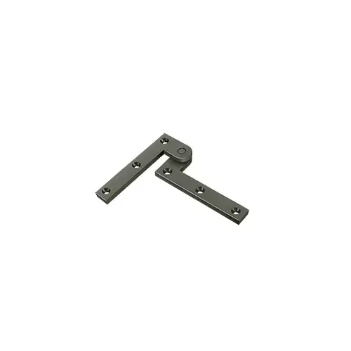 3-7/8" x 5/8" x 1-5/8" Hinge in Antique Nickel Pair 3-7/8" x 5/8" x 1-5/8" Hinge in Antique Nickel Pair