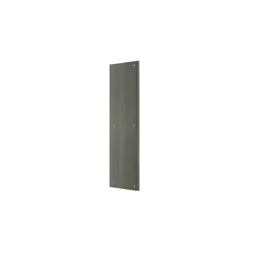 PP3515 Push Plate 3-1/2" x 15" Brass or Stainless Steel Antique Nickel PP3515 Push Plate 3-1/2" x 15" Brass or Stainless Steel Antique Nickel