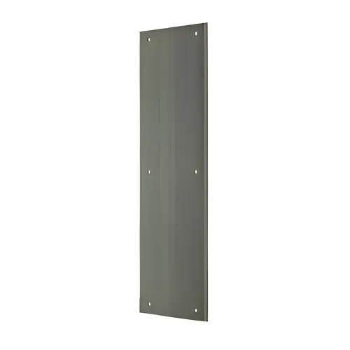 PP3515 Push Plate 3-1/2" x 15" Brass or Stainless Steel Antique Nickel PP3515 Push Plate 3-1/2" x 15" Brass or Stainless Steel Antique Nickel