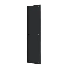 Deltana PP3515U19 Push Plate 3-1/2" x 15" in Paint Black