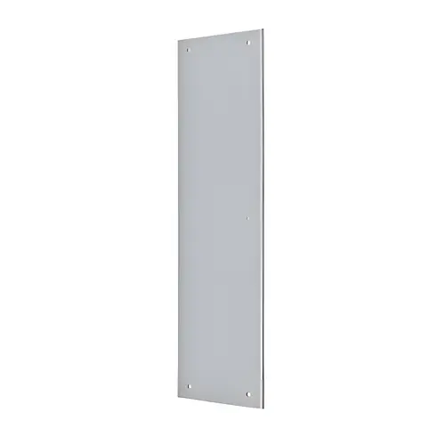 PP3515 Push Plate 3-1/2" x 15" Brass or Stainless Steel Brushed Chrome PP3515 Push Plate 3-1/2" x 15" Brass or Stainless Steel Brushed Chrome