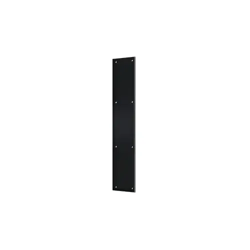 Push Plate 3-1/2" x 20" in Paint Black