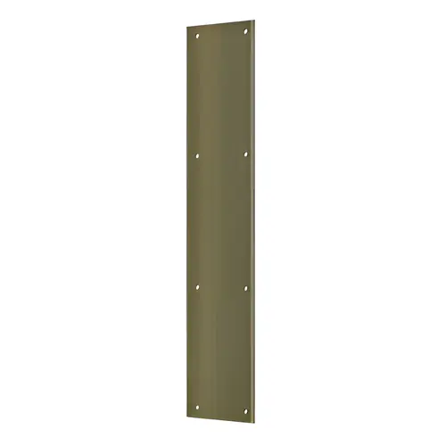 PP3520 Push Plate 3-1/2" x 20" Brass or Stainless Steel PP3520 Push Plate 3-1/2" x 20" Brass or Stainless Steel
