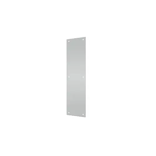 Push Plate 4" X 16" S/S; Satin Stainless Steel Finish Push Plate 4" X 16" S/S; Satin Stainless Steel Finish
