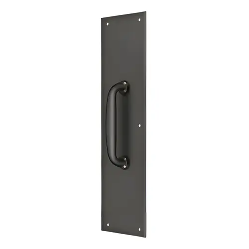 Push Plate w/ Handle 3-1/2" x 15 " - Handle 5-1/4" in Oil-rubbed Bronze Push Plate w/ Handle 3-1/2" x 15 " - Handle 5-1/4" in Oil-rubbed Bronze