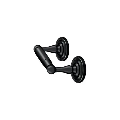 Toilet Paper Holder, Double Post, R-Series in Paint Black Toilet Paper Holder, Double Post, R-Series in Paint Black