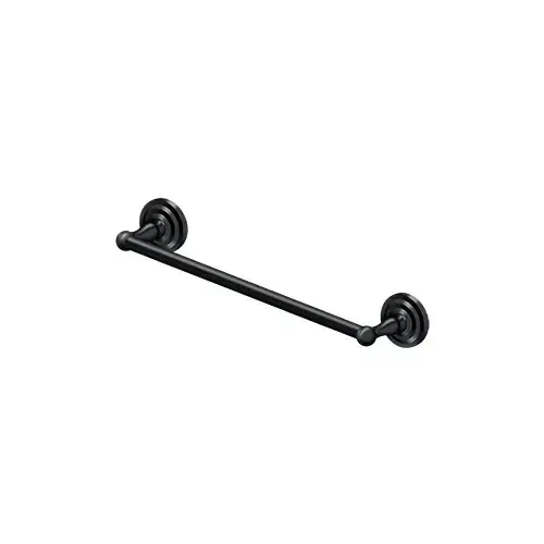 18" Towel Bar, R-Series in Paint Black 18" Towel Bar, R-Series in Paint Black
