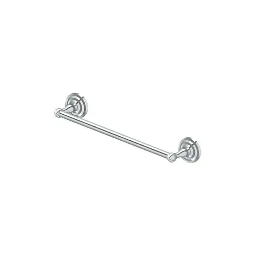 18" Center To Center R-Series Bathroom Towel Bar Single Chrome