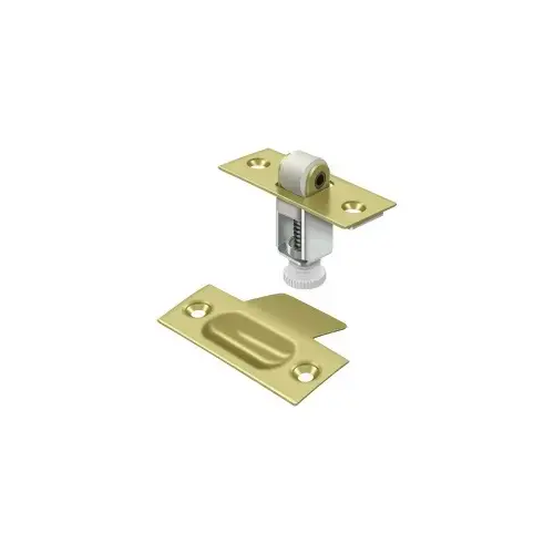 Roller Catch; Bright Brass Finish Roller Catch; Bright Brass Finish
