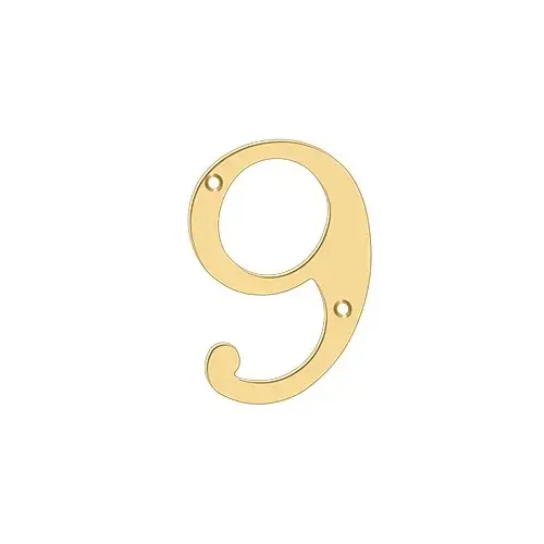 6" Numbers; Solid Brass; Lifetime Brass Finish 6" Numbers; Solid Brass; Lifetime Brass Finish