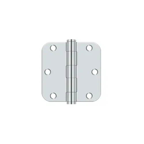 3-1/2" x 3-1/2" x 5/8" Radius Hinge, HD in Polished Chrome Pair 3-1/2" x 3-1/2" x 5/8" Radius Hinge, HD in Polished Chrome Pair