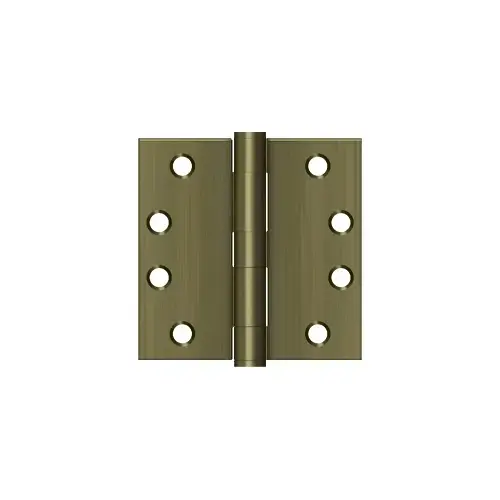 4" x 4" Square Hinge, HD in Antique Brass Pair 4" x 4" Square Hinge, HD in Antique Brass Pair