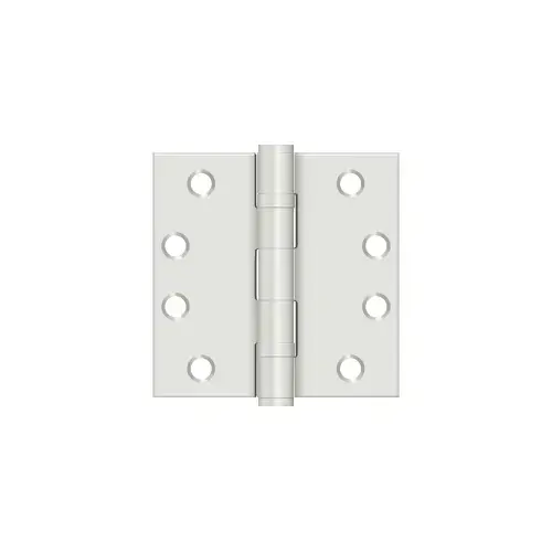 4" x 4" Square Hinge, HD, Ball Bearings in Prime Coat White Pair