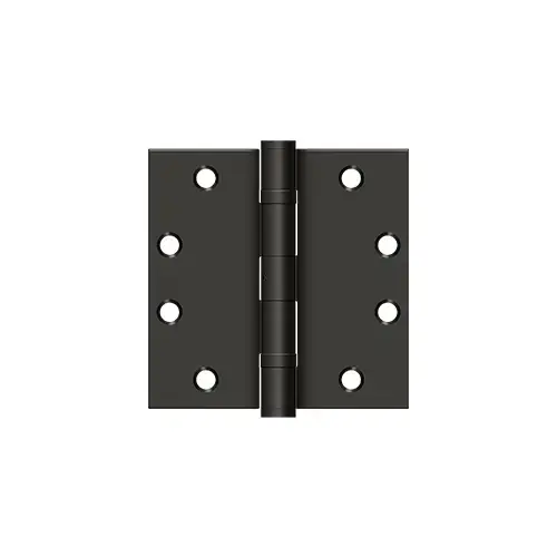 4-1/2" x 4-1/2" Square Hinge, HD, Ball Bearings in Oil-rubbed Bronze Pair 4-1/2" x 4-1/2" Square Hinge, HD, Ball Bearings in Oil-rubbed Bronze Pair