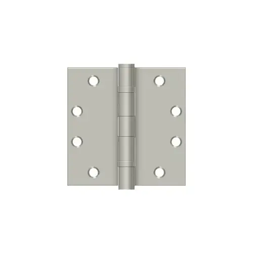 4-1/2" x 4-1/2" Square Hinge, HD, Ball Bearings in Brushed Nickel Pair 4-1/2" x 4-1/2" Square Hinge, HD, Ball Bearings in Brushed Nickel Pair
