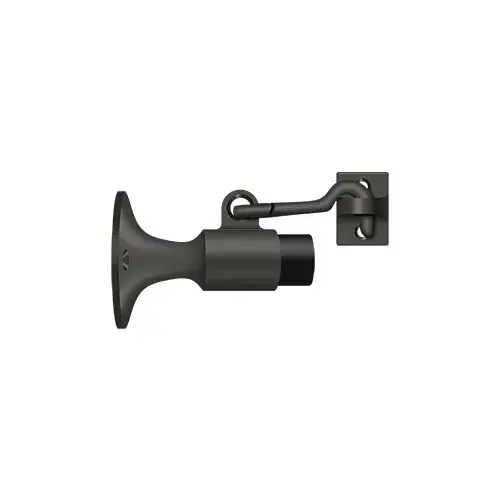 Wall Mount Bumper with Holder; Oil Rubbed Bronze Finish Wall Mount Bumper with Holder; Oil Rubbed Bronze Finish