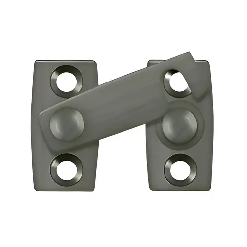 Shutter Bar/Door Latch 5/8"; Antique Nickel Finish Shutter Bar/Door Latch 5/8"; Antique Nickel Finish