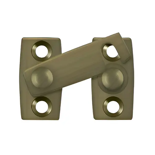 Shutter Bar/Door Latch 5/8"; Antique Brass Finish Shutter Bar/Door Latch 5/8"; Antique Brass Finish
